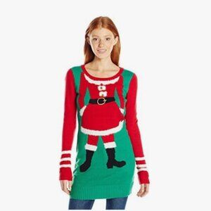 NEW Blizzard Bay Women's Ugly Christmas Santa Tunic/Dress